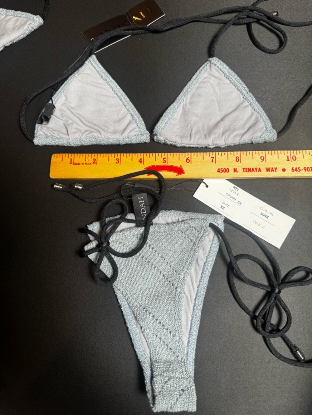 Indah Swimsuit Set NWT XS Tropical Coastal Luxury Boho - Picture 5 of 11